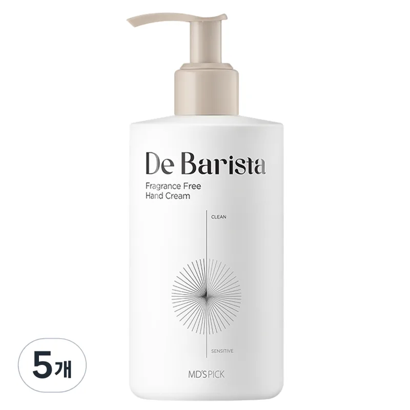 엠디스픽 드 바리스타 핸드크림 무향, 300g, 5개