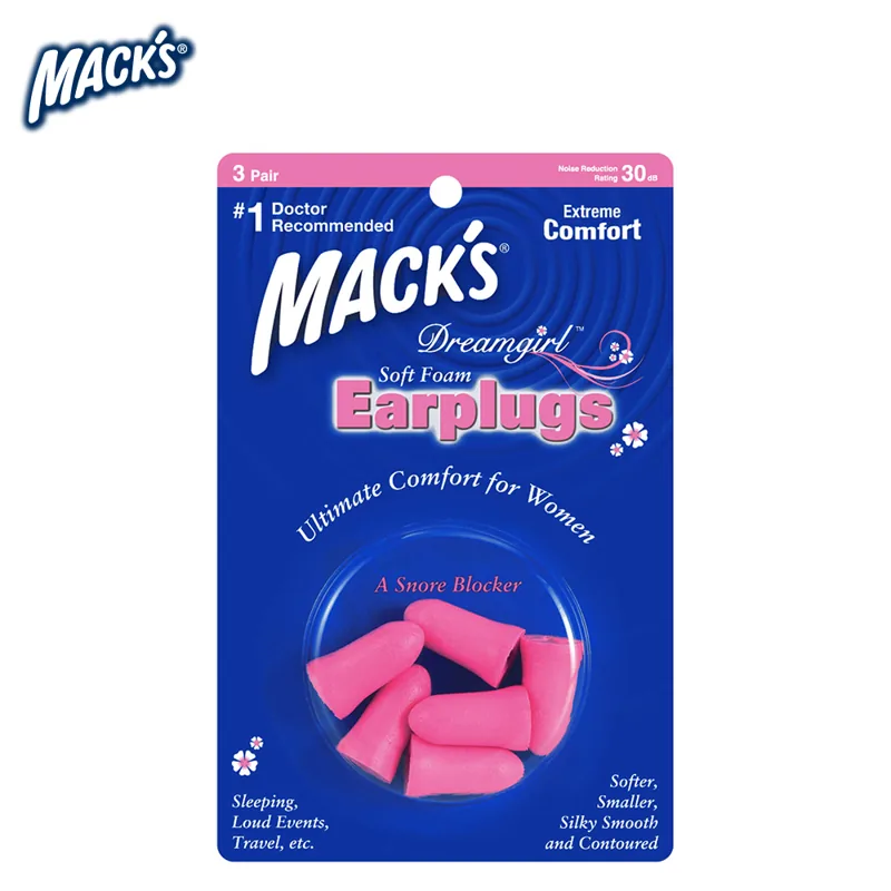 Macks 소프트 폼 드림걸 수면귀마개