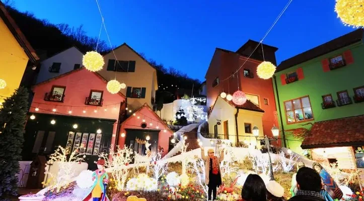 별빛축제 풍경 / 사진=쁘띠프랑스&이탈리아마을 공식 블로그