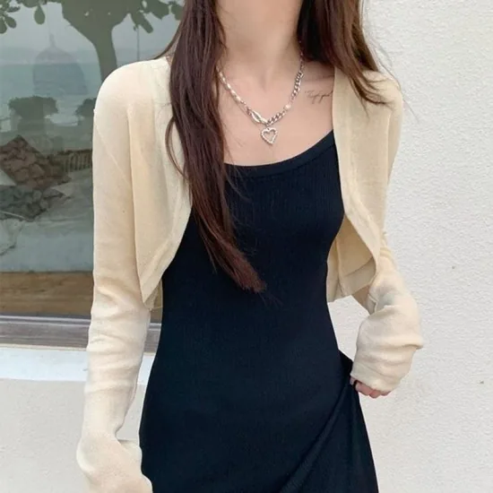 여름 가디건 얇은 숏 기장 냉방용 간절기 아우터 니트가디건 예쁜가디건 여성니트가디건